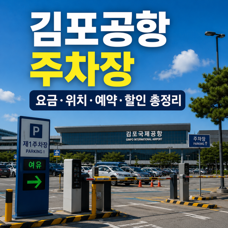 김포공항 주차장 이용방법, 주차요금부터 예약·할인까지 총정리