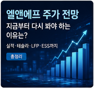 엘앤에프 주가 반등은 어디까지? 하이니켈에서 LFP·ESS로 달라지는 투자 포인트