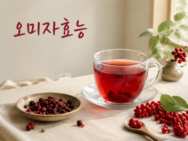 오미자효능 5가지, 영양성분부터 먹는방법 부작용 보관법까지