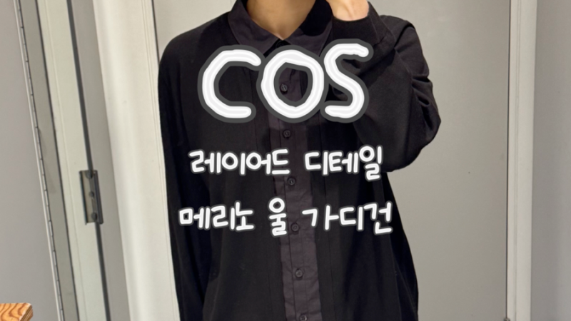 COS 레이어드 디테일 메리노 울 가디건 | 착용후기 | 코스 추천