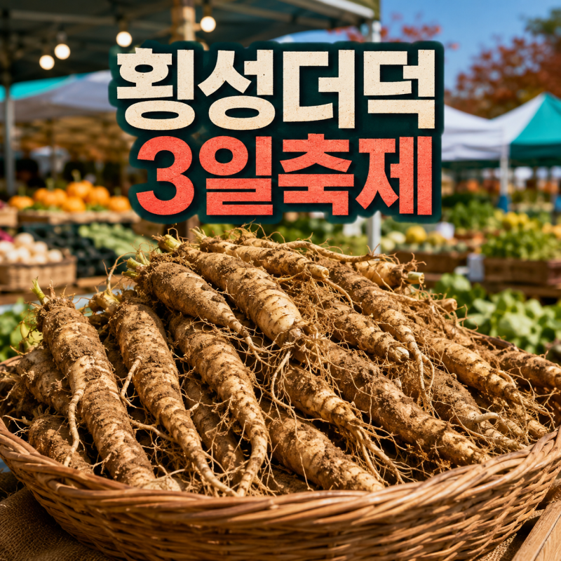 횡성더덕축제 일정은 확정, 주차·셔틀은 출발 전 체크