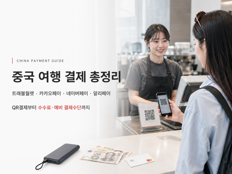 중국 여행 결제 총정리, 트래블월렛·카카오페이·네이버페이 사용법