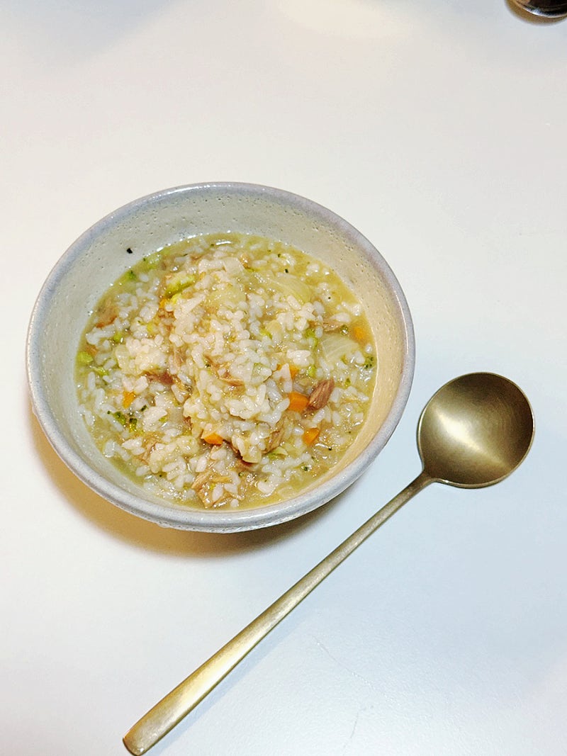 참치죽 끓이는법 야채 넣은 레시피