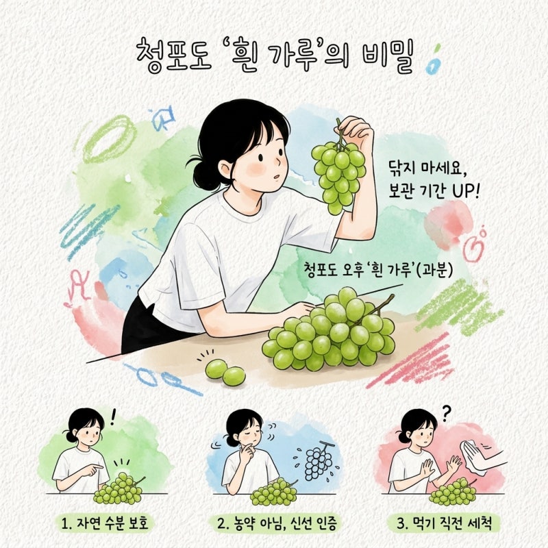 청포도 보관법과 먹는법 지나 종류 제철 씻는법 칼로리
