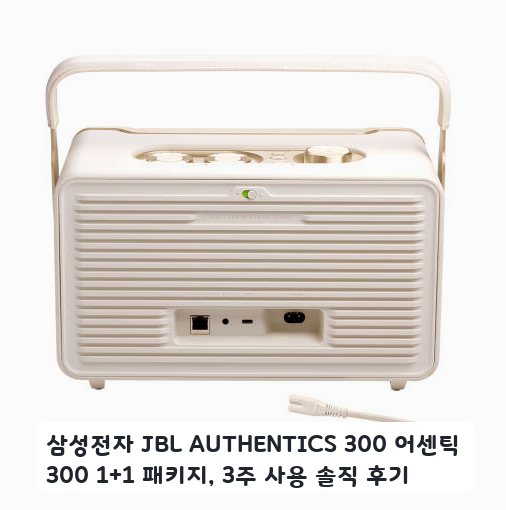 사무실에 둔 JBL AUTHENTICS 300, 몇 주간 사용해본 소감
