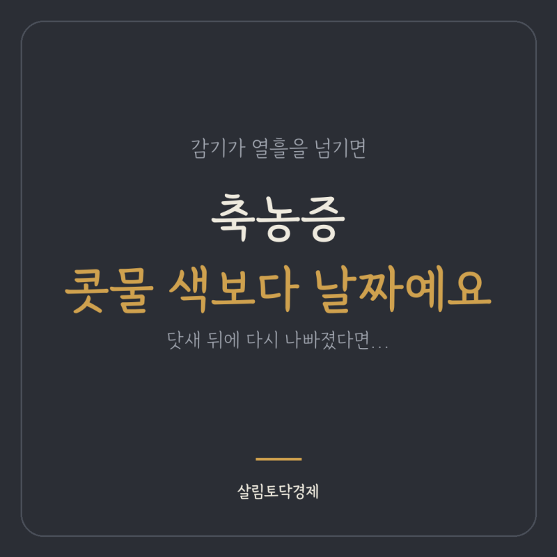 축농증, 감기가 열흘을 넘기면 의심해요 ｜ 소아 부비동염 신호·5일 뒤 악화·38도