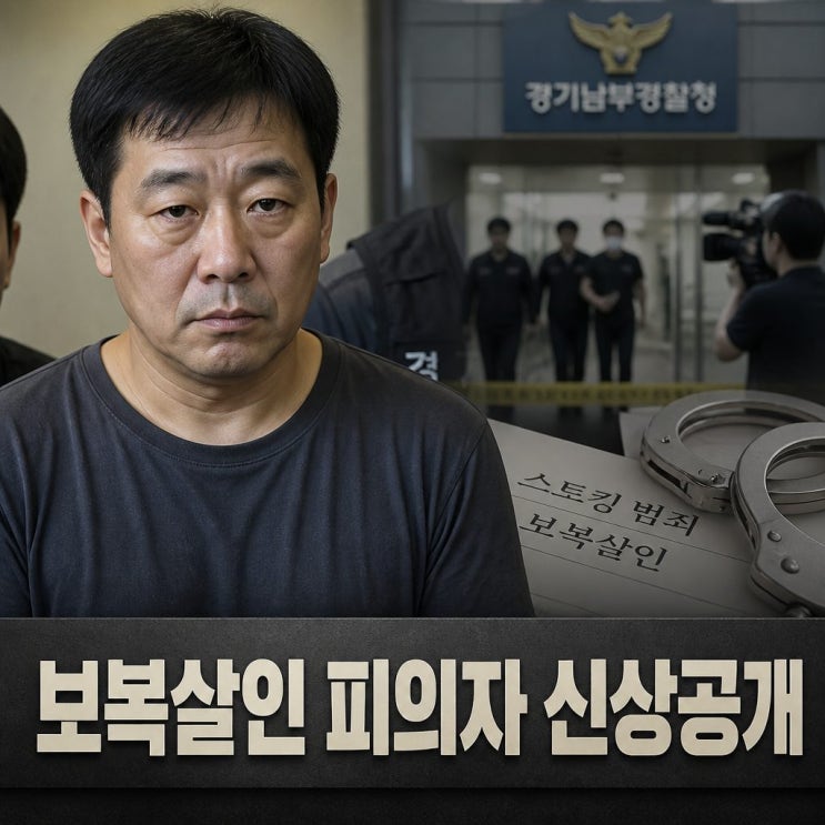 <b>성남 보복살인</b> 피의자 52세 김상수 신상공개