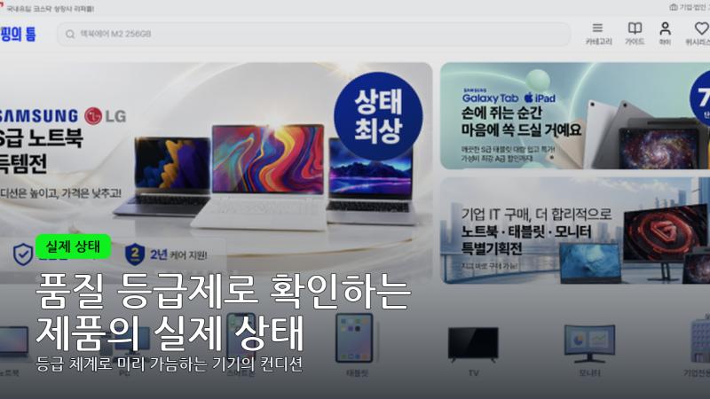 리퍼노트북 vs 중고노트북 차이, 한 번에 끝내기