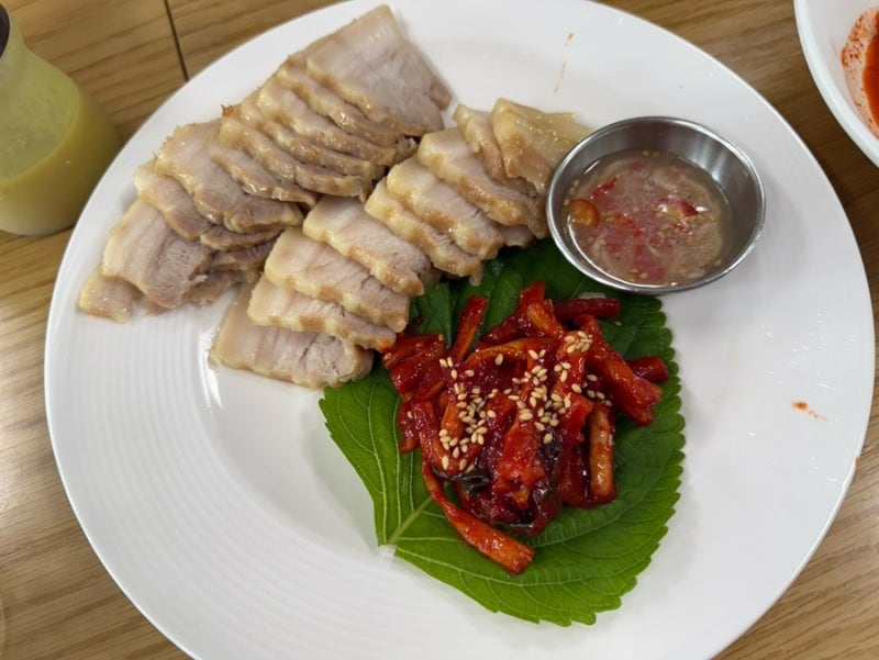 양양 인구해변 맛집 양양막국수