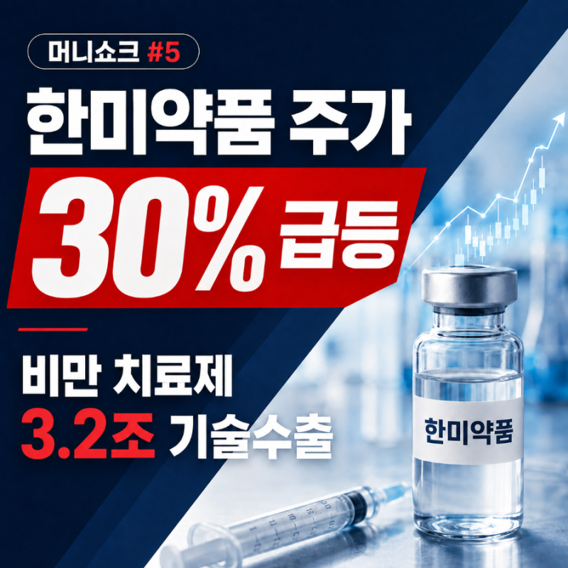 [#5] 한미약품 주가 30% 급등, 한미약품 비만치료제에 3.2조 베팅한 로슈 (feat. HM17321)