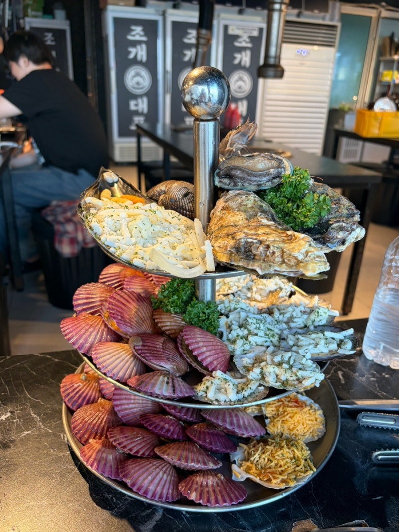 부산 광안리 맛집, 3단 가리비구이 솔직후기