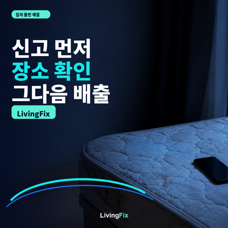 매트리스 버리는 법, 신고 절차와 배출 장소
