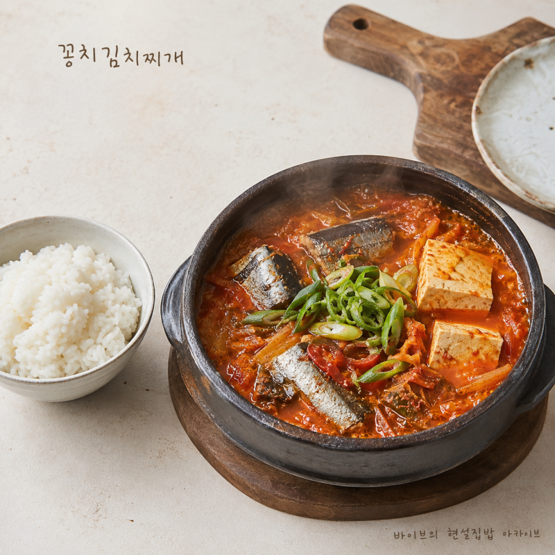 꽁치 통조림 김치찌개 맛이 얕다면?… 김치부터 5분 볶으세요