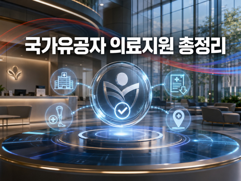 국가유공자 의료혜택 총정리, 대상 확인부터 보훈병원 이용까지