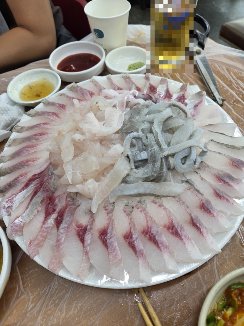 [울산농수산물도매시장] 회센터방문후기/신선함주의/삼합맛집/ 회맛집 /울산맛집/울산농수....