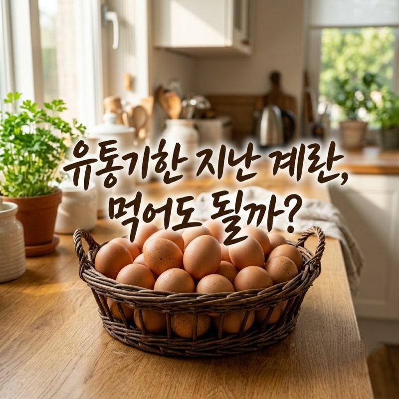 계란 유통기한 지났을 때 소비기한 계산과 상한 계란 구별법