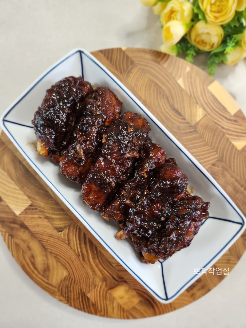 류수영 원팬 등갈비 레시피 | 불맛 나는 등갈비!