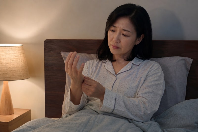 자다가 손이 저리고 엄지 검지가 감각이 둔해졌어요 수근관증후군