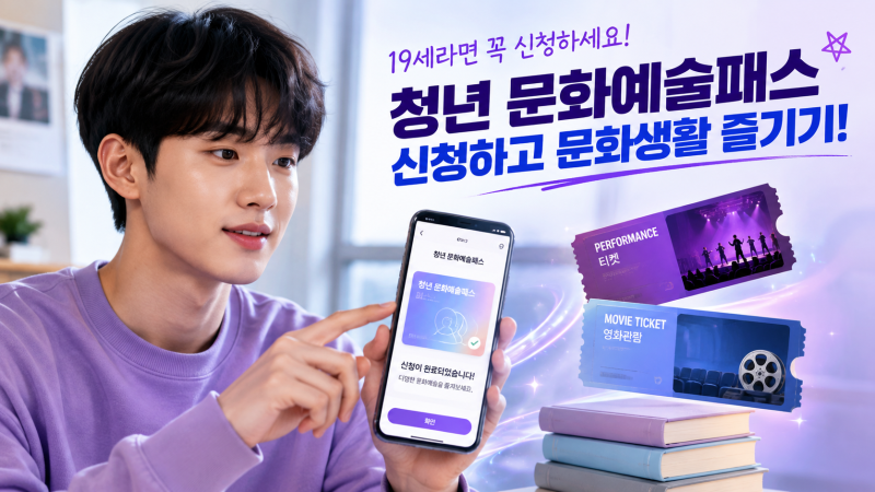 2026년 청년문화예술패스 신청 조건과 기간은? 사용처 및 사용 방법 정리