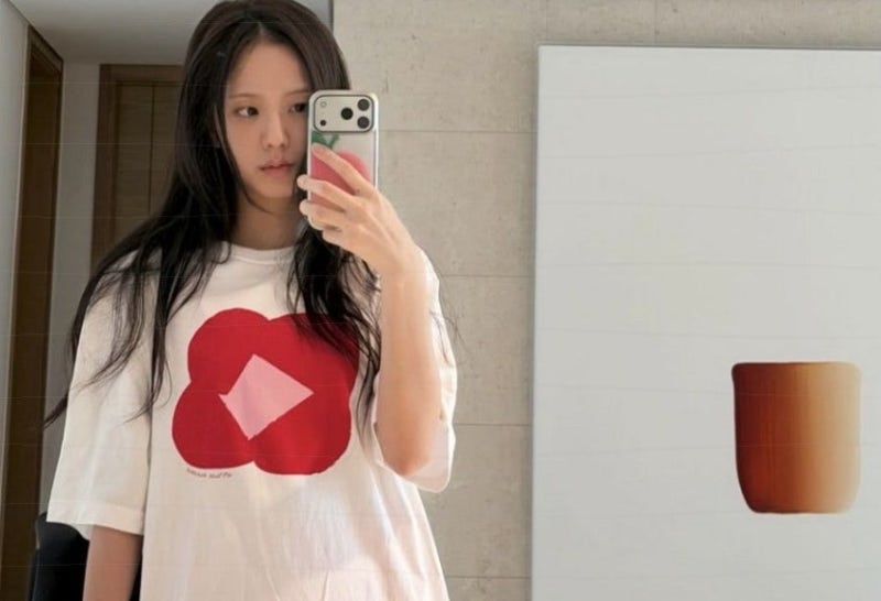BLACKPINK Jisoo家有20億韓元的畫作？鏡子自拍中捕捉到的「李禹煥」爭議