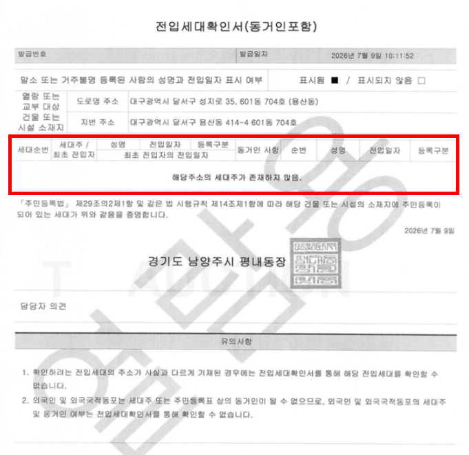 대구 달서구 9천만원대 아파트 경매, 성서6주공 2026타경3139 권리분석 사진 12