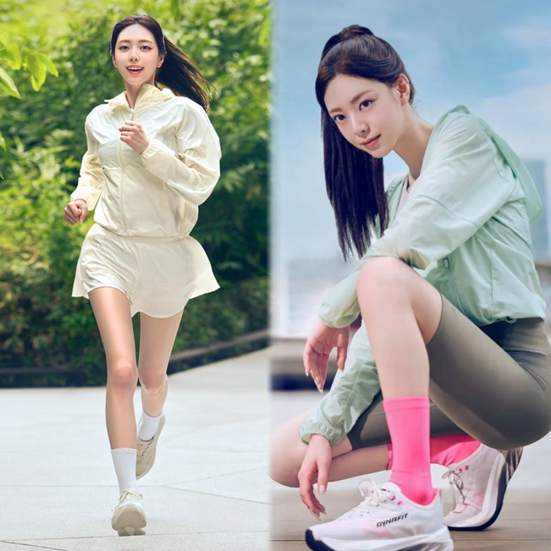“마라톤화도 예쁠 수 있네..?” 유나가 신은 다이나핏 여성 러닝화 추천