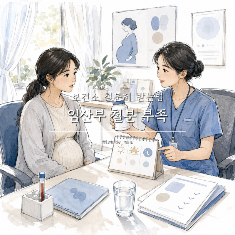 임산부 철분 부족 원인 증상 보건소 철분제 받는법 복용시기
