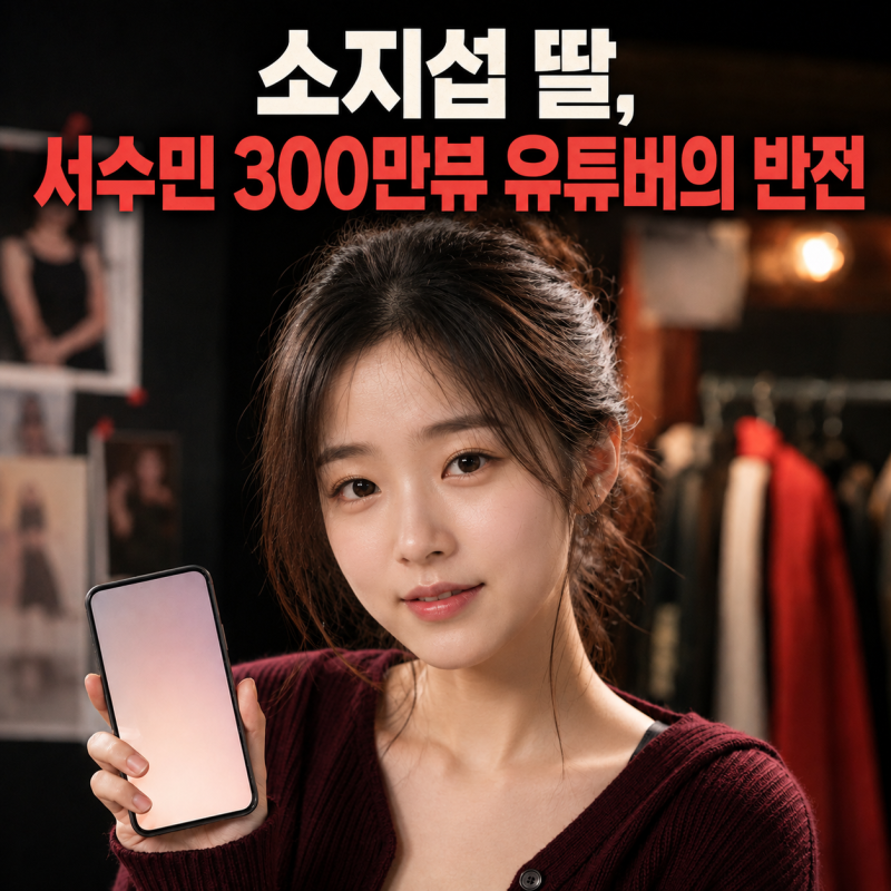 서수민은 누구? 김부장 소지섭 딸과 300만뷰의 실제 연결
