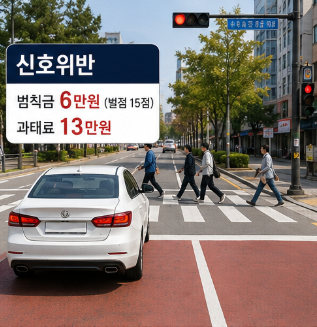 2026년 교통법규 범칙금·과태료 총정리 / 속도위반부터 신호위반·주정차·휴대전화까지 한....