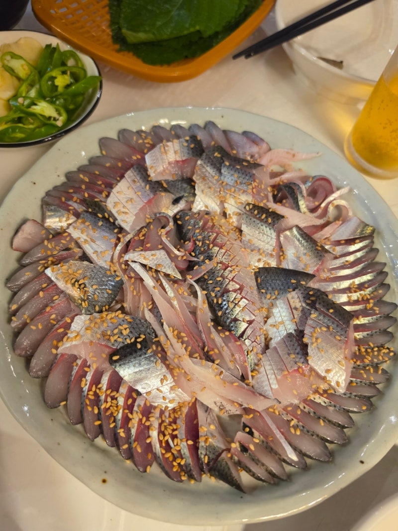 울산 달동 남구청 술집 한잔포차 전어회 , 전어구이 맛집 내돈내산 또또간집 으로 강추