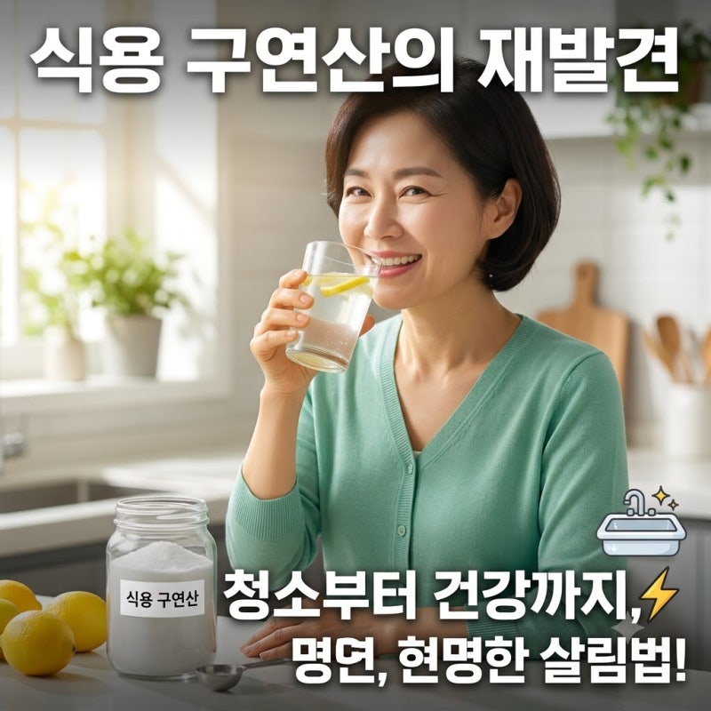 구연산 효능 식용 시 확인 기준과 주의 사항