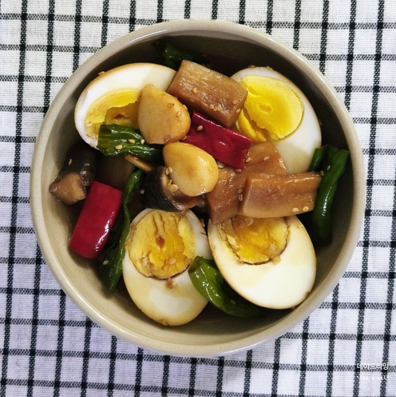 꽈리고추 계란장조림 만들기 냉장고 파먹기 메뉴 단짠단짠 반찬 만들기