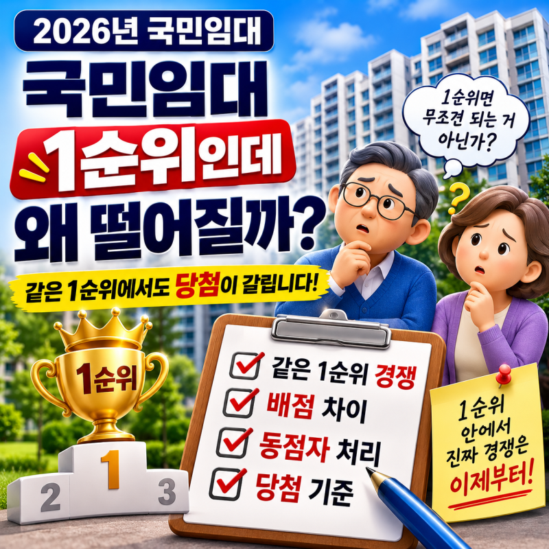 50대 넘었다면 국민임대 배점 꼭 보세요…나이가 오히려 점수가 된다
