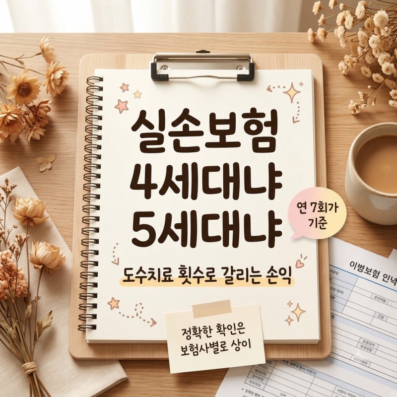 실손보험 4세대 유지냐 5세대 전환이냐 — 자기부담금으로 따져본 손익