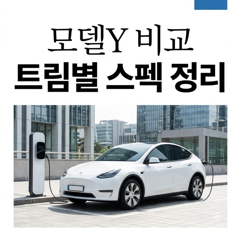 테슬라 모델y 트림별 가격 스펙 총정리! 나에게 딱 맞는 선택법