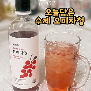 문경 오미자청 추천, 알룰로스로 만든 오늘담은 수제 오미자청