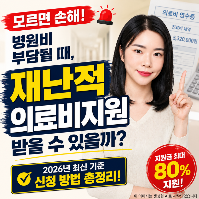 재난적의료비지원 대상자 조건 신청방법 지급금액 총정리