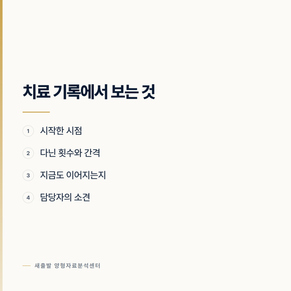 치료 기록을 낼 때와 내지 않는 편이 나을 때 관련 사진