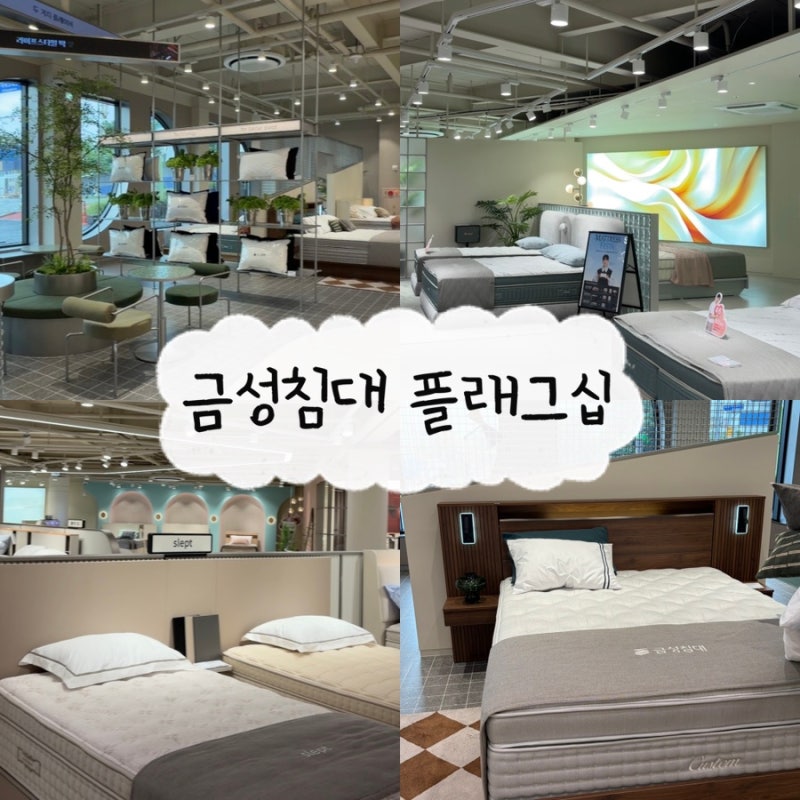 [침대] 금성침대 플래그십 스토어｜신혼침대 투어 • 프레임 보러 다녀온 최대 규모의 금성....
