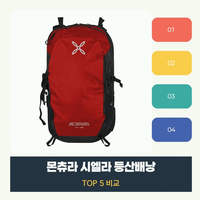 등산배낭 비교해 보고 있다면 몬츄라 시엘라 25L 방수커버 후기를 살펴보고 정리한 선택 포인....