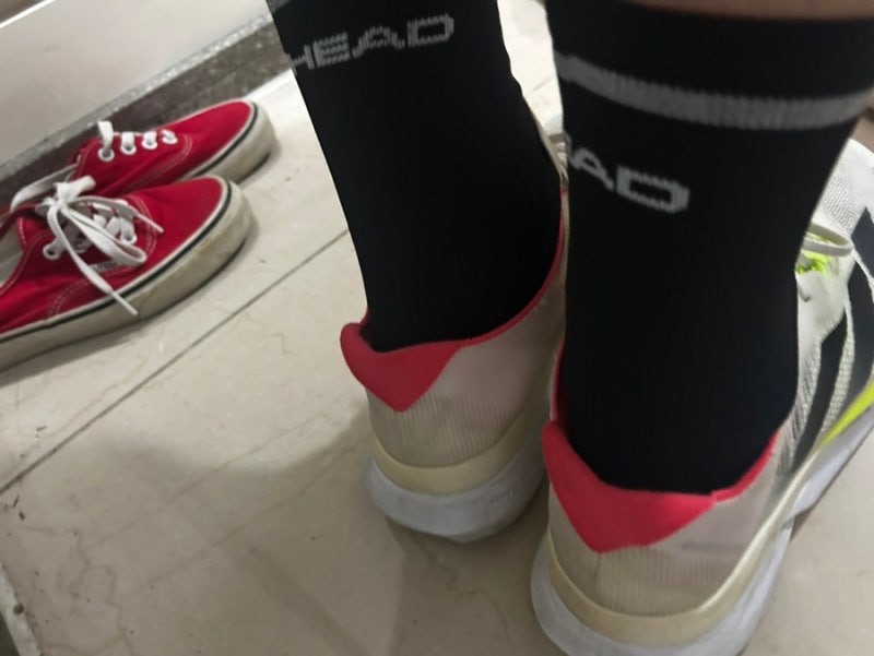 다이소 러닝 양말 괜찮을까? HEAD 콜라보 양말 신고 10km 달려본 후기