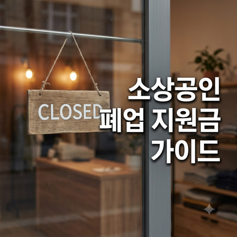 소상공인 폐업 지원금 총정리 (점포 철거비 최대 600만 원 및 신청 주의사항)
