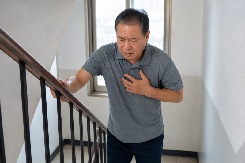 50대 협심증, 가슴 통증이 반복된다면 확인해야 할 것들
