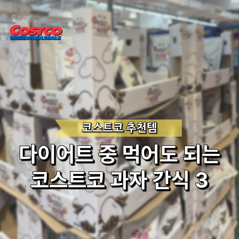 "과자 끊기 힘들다면 이걸로 바꿔보세요" 코스트코 다이어트 간식 추천