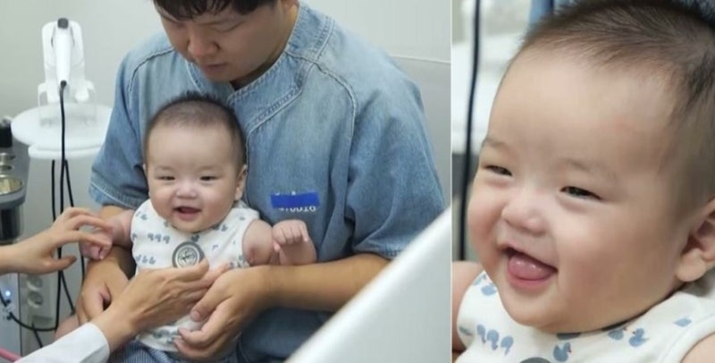 생후 4개월 곽튜브 아들 태산, 8.3kg 폭풍성장…주사 맞고 5초 만에 울음 뚝 그만인 이유