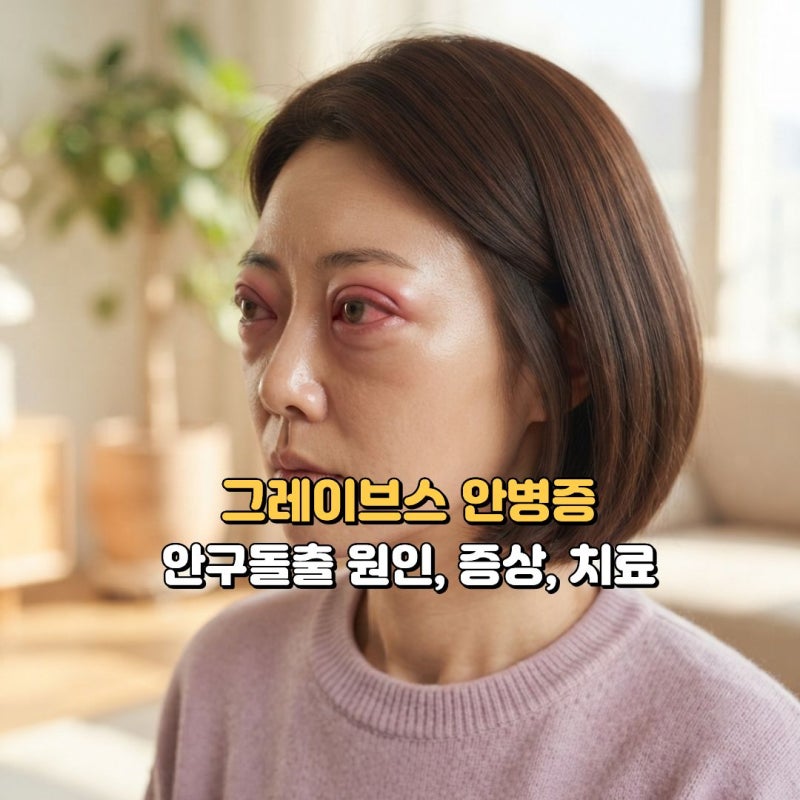 그레이브스 안병증 원인 및 증상, 안구돌출 표적치료제