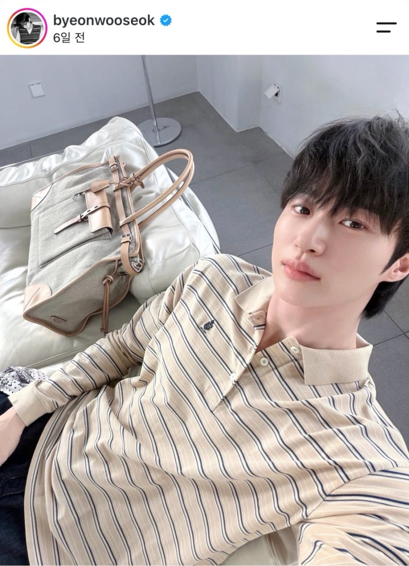 올가을 남친룩, 데일리룩의 해답, 변우석 스타일링과 프라다 가방 조합 가을 신상 프리뷰