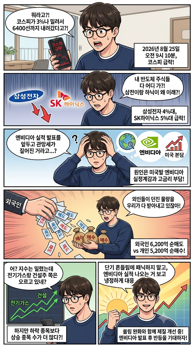 코스피 6500선 후퇴! 삼성전자·SK하이닉스 약세 원인과 향후 전망 분석