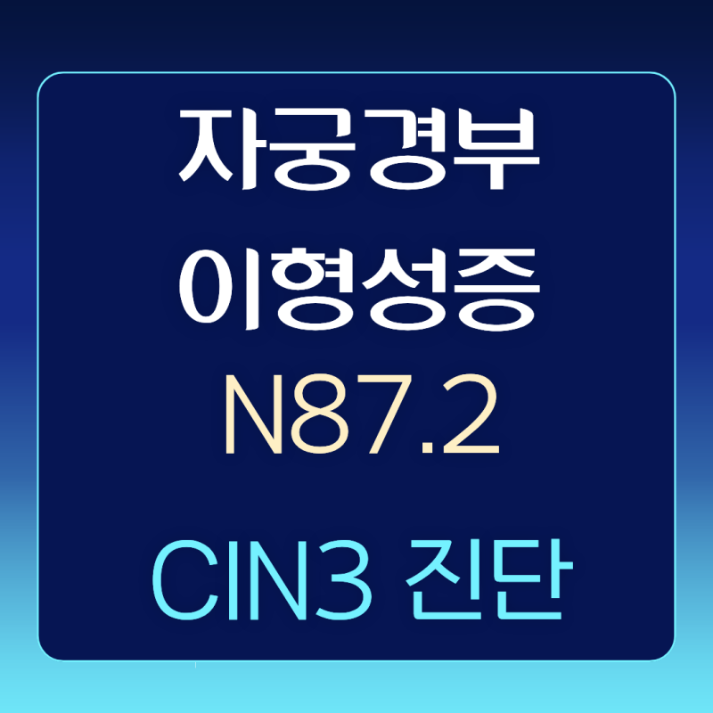 CIN3 중증 자궁경부 이형성증 N87.2 코드, 유사암 진단비 지급받은 수 있을까?