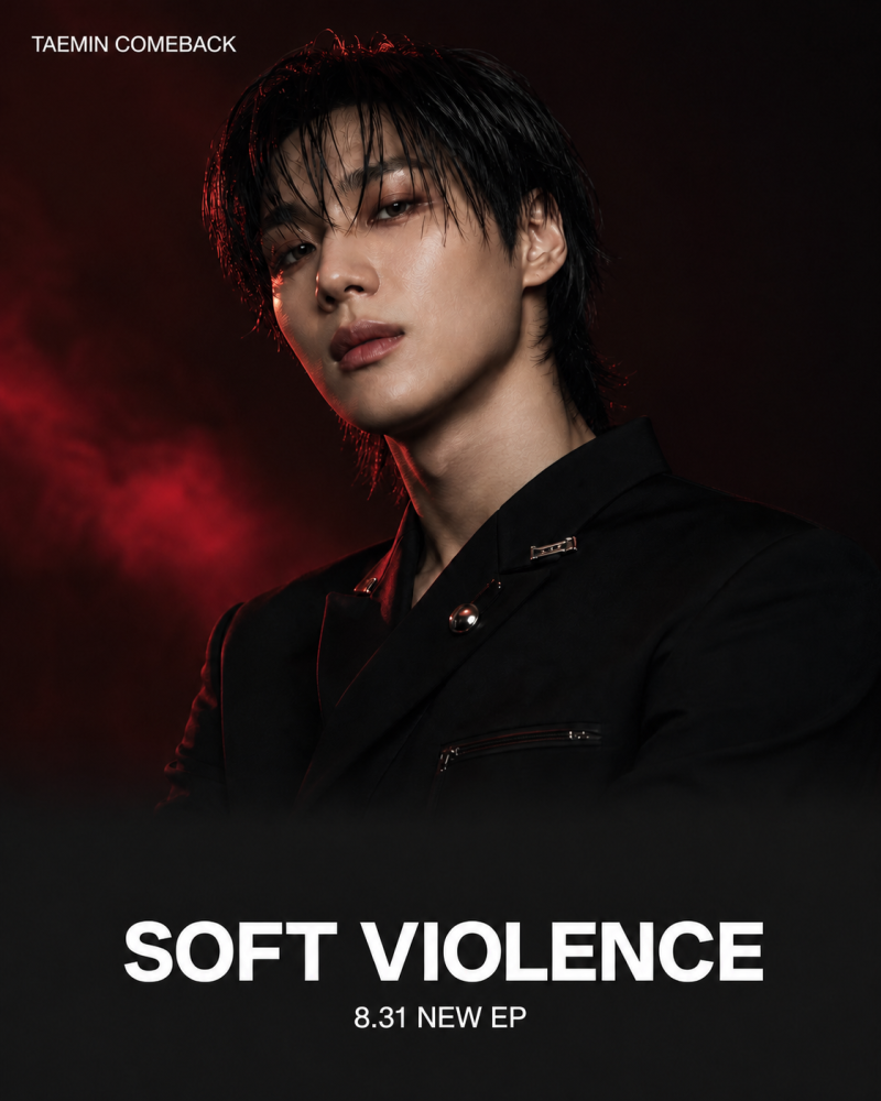 태민 새 앨범 제목이 ‘Soft Violence’인 이유...8월 31일 컴백 앞두고 달라진 분위기